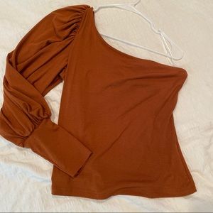 SHEIN One Shoulder Flowy Sleeve